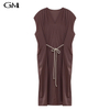 Fashionable V-neck Sleeveless Style Dress