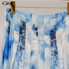 Summer New High Waist Printed Pleated Half Dress