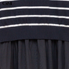 Elegant striped Knitted Midi Dress