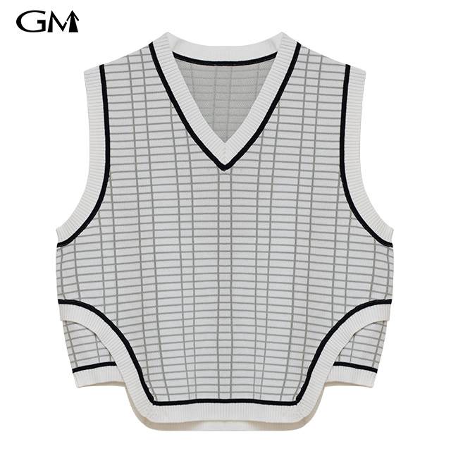 Fashion versatile V-neck knitted vest vest vest