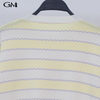 New striped contrast knit top