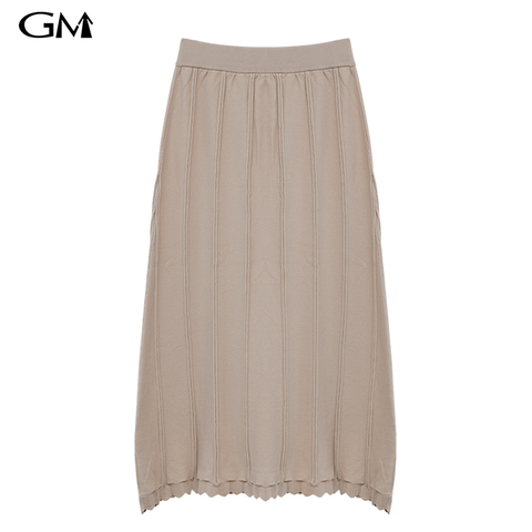 Winter Mid length Knitted Skirt