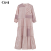 New Solid Loose Round Neck Dress