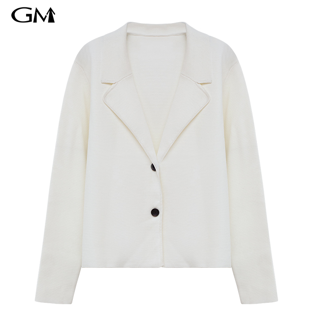 New fashion lapel simple knitting Blazer