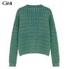 Fashion new Fried Dough Twists knitting round neck top