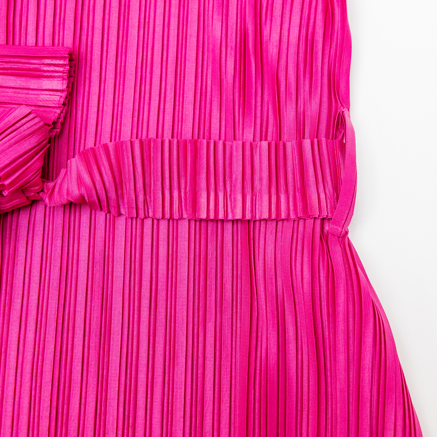 New Rose Red V-neck Dress