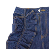 New solid color short denim skirt