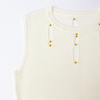 New solid color round neck knitted dress