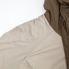 Fashionable contrasting diamond grid loose hooded cotton jacket
