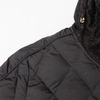 New high necked hooded solid color cotton jacket