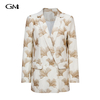 New three-dimensional embroidered V-neck suit jacket