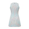 Fashionable round neck small fragrant sleeveless dress