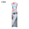 Fashionable and sexy sleeveless dress