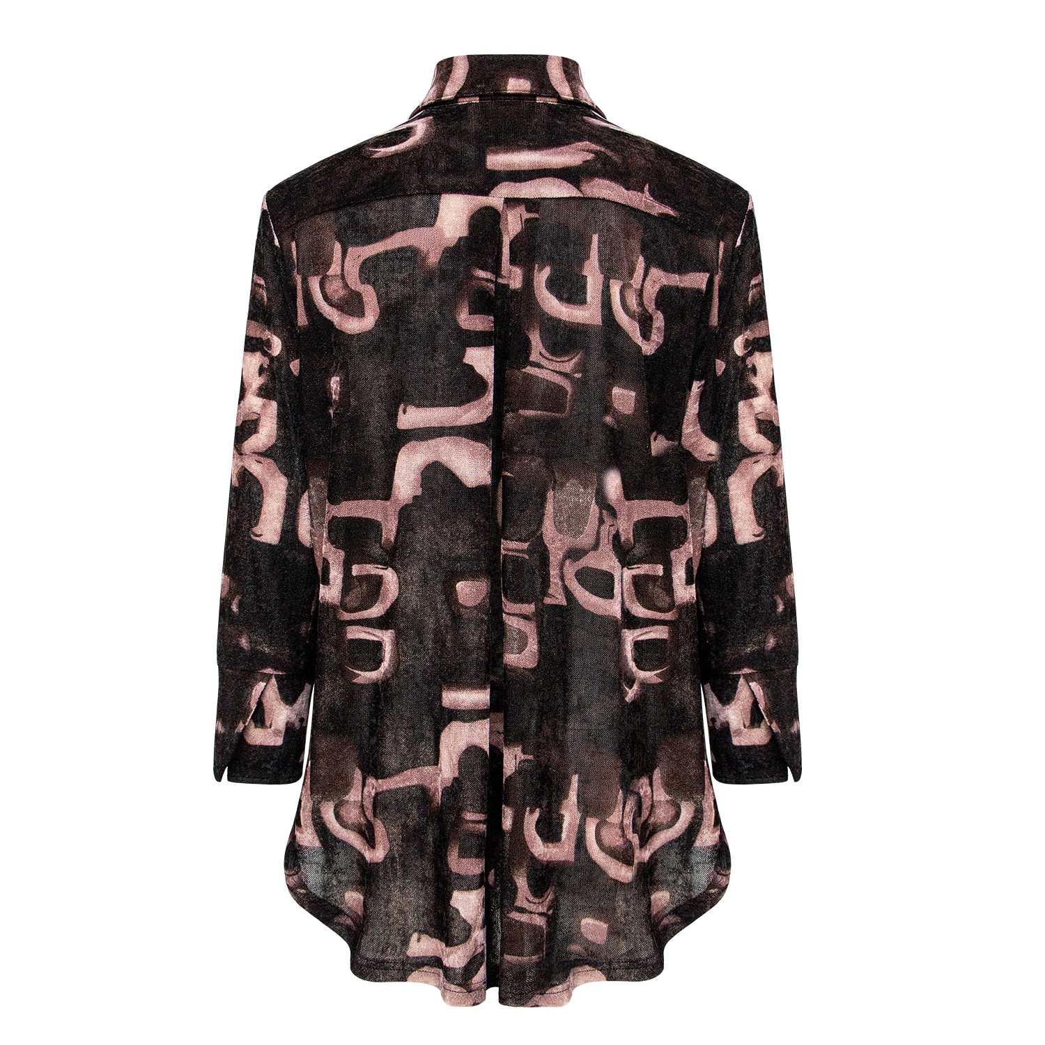 Fashionable printed collar shirt