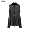 Spring/Summer Polo Mid length Sleeveless Vest Coat