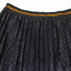 New lace mesh gradient pleated skirt