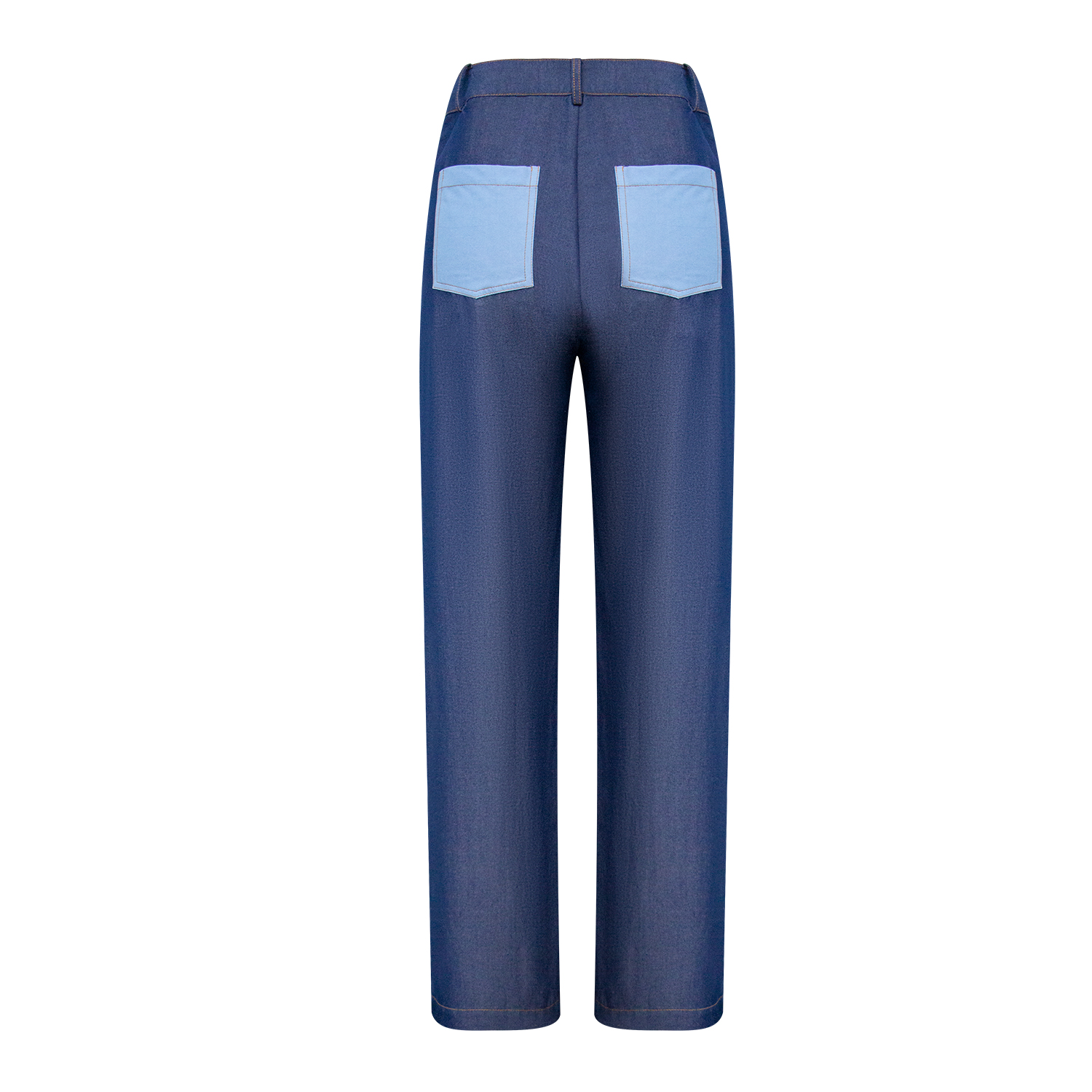 Fashionable new minimalist and versatile straight leg jeans