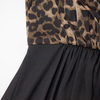 New leopard print sleeveless dress