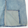 Fashionable and minimalist straight leg denim skirt