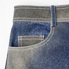 New gradient denim skirt