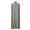 New solid color V-neck single button sleeveless cardigan jacket