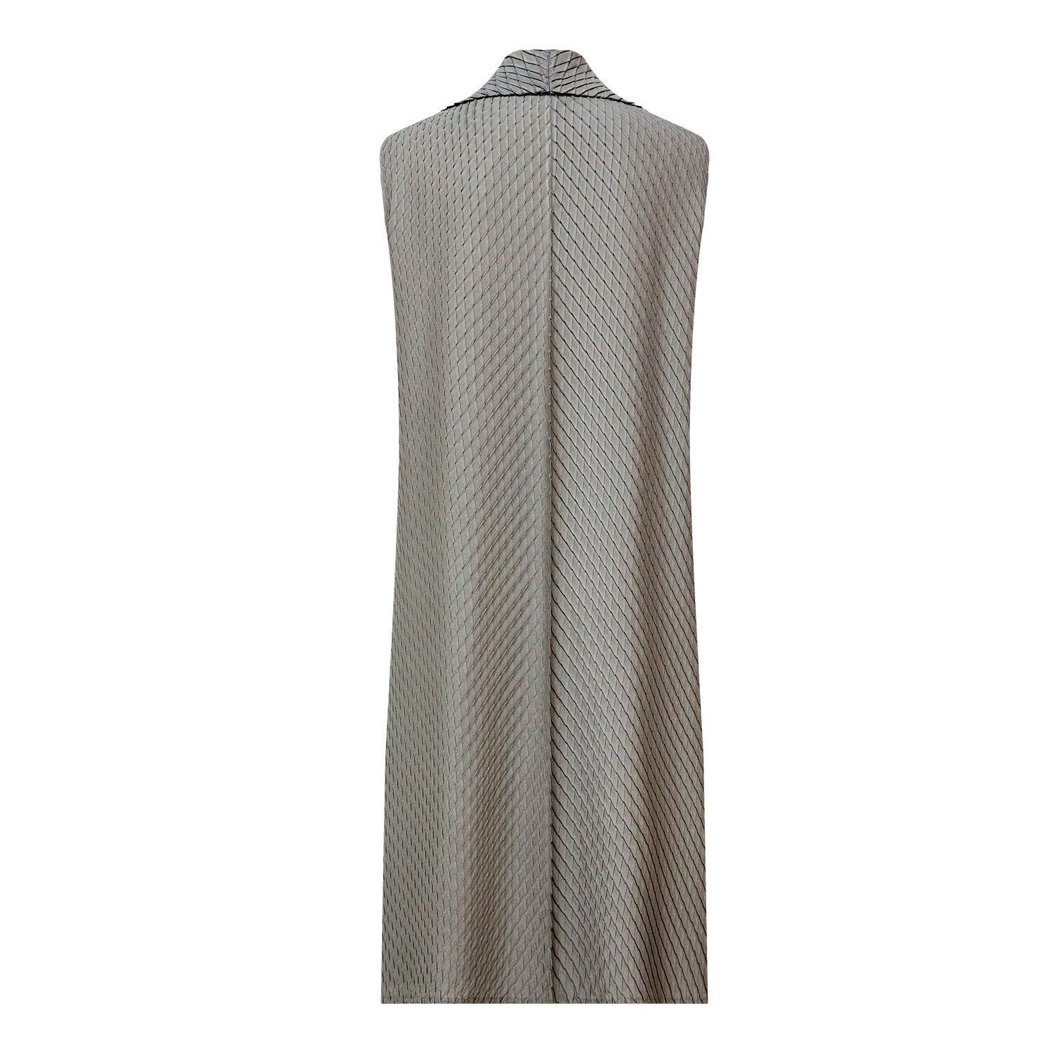 New solid color V-neck single button sleeveless cardigan jacket