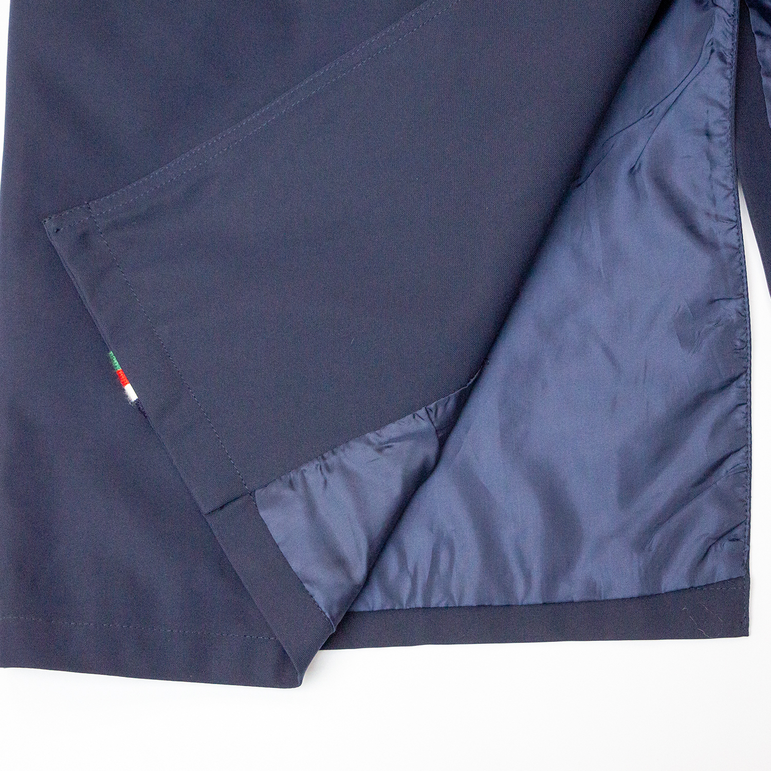 New college style lace up mid length windbreaker