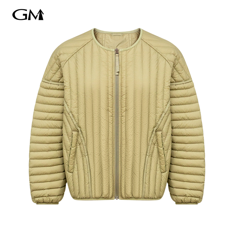 Retro striped loose cotton jacket