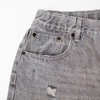 New perforated straight leg long jeans
