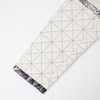 New snake pattern splicing medium long thin cotton jacket