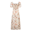 New bubble sleeve slim fit dress
