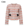 New Xiaoxiang style round neck two-piece set