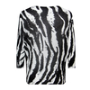 Fashion Zebra Stripe Printed Knitted Top