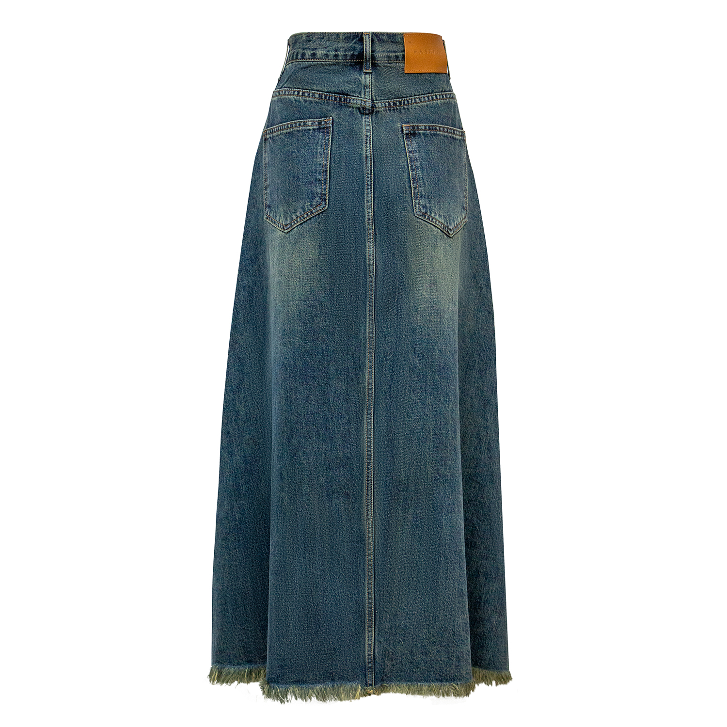 New A-line denim skirt