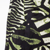 Fashionable high neck zebra print dress