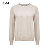 New Apricot Round Neck Woolen Sweater