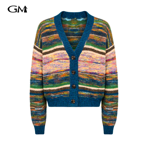 New colored cardigan sweater