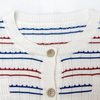 Fashion striped knitted cardigan