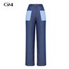 Fashionable new minimalist and versatile straight leg jeans