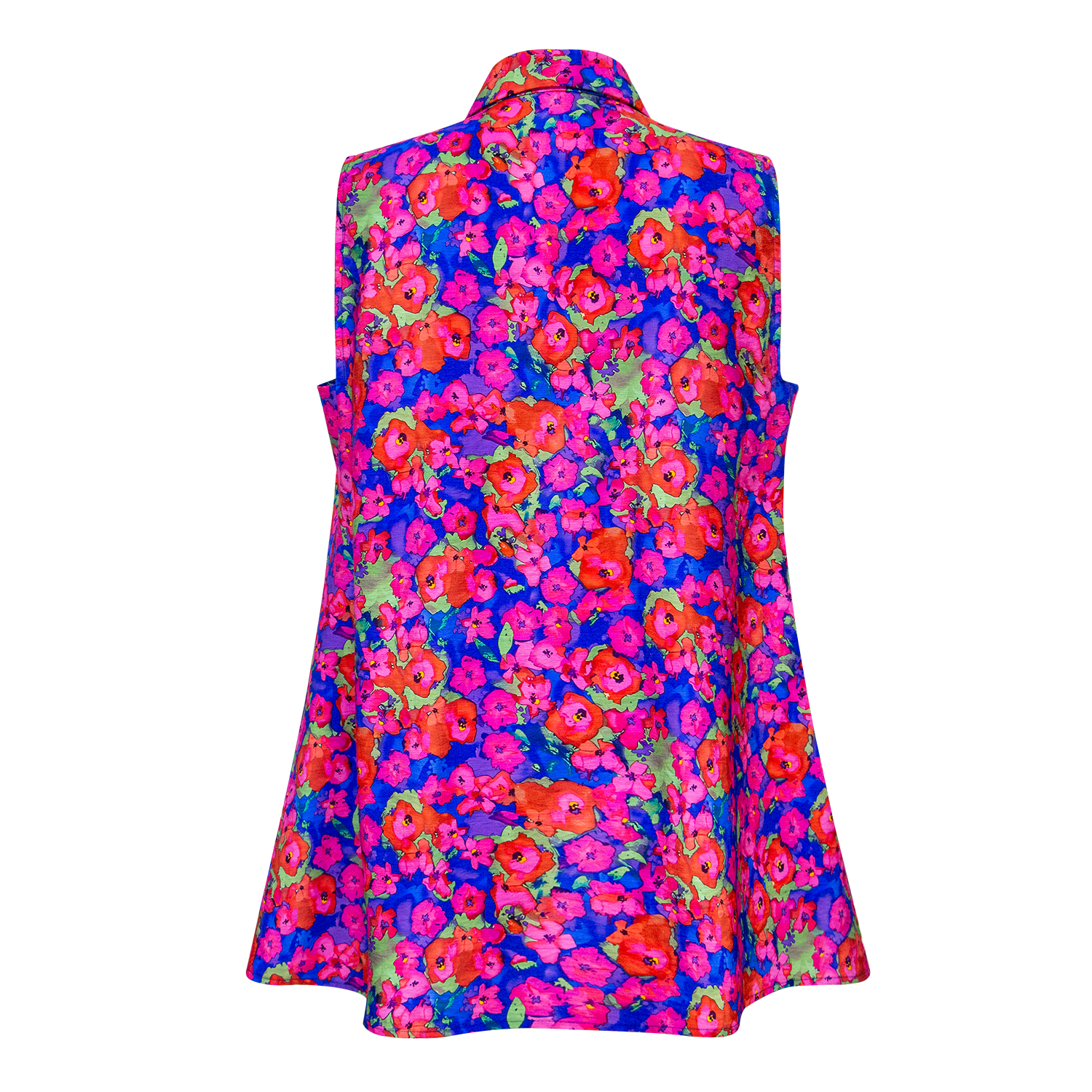 Fashionable new printed sleeveless dress