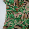 New green printed V-neck short sleeved dress