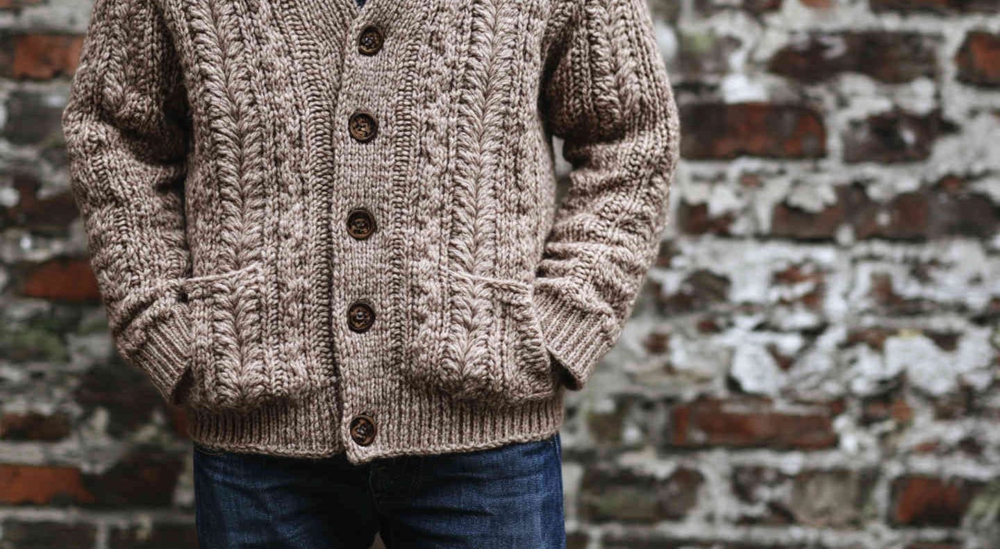 How to transform a sweater into a cardigan?