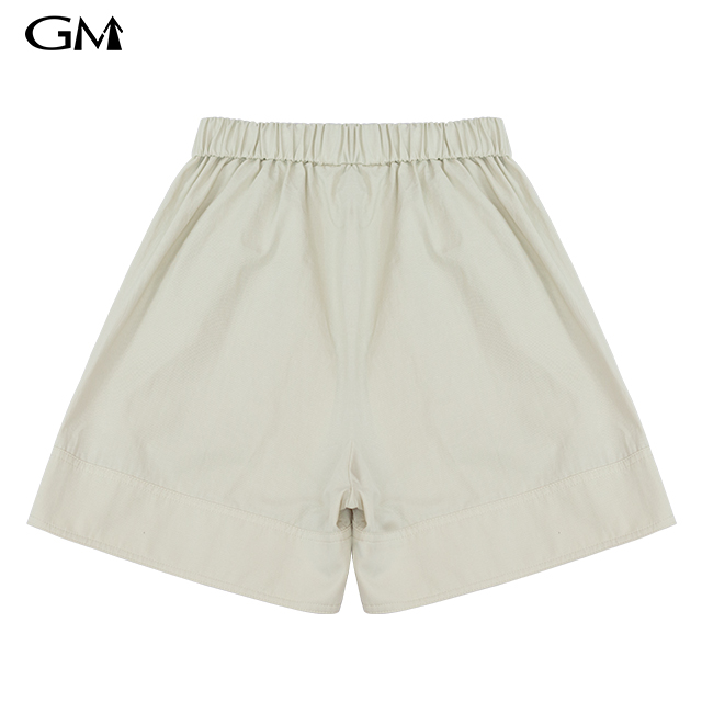 Summer Solid Elastic High Waist Slim Shorts