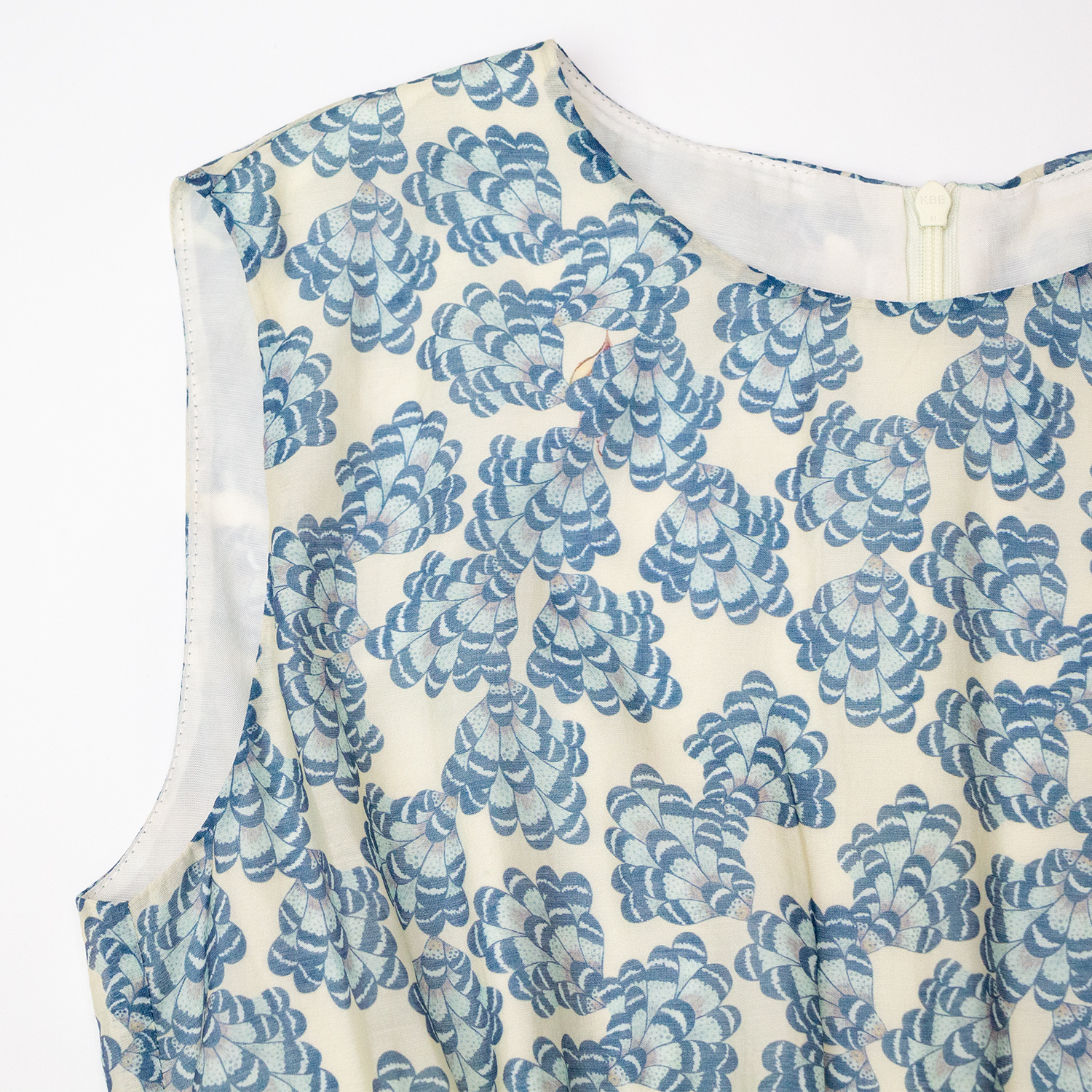 New floral print round neck dress