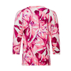 New exquisite printed round neck knitted top