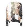 Exquisite printed loose fitting pullover knitted top