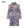 New exquisite printed lapel windbreaker