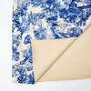 New landscape printed V-neck windbreaker