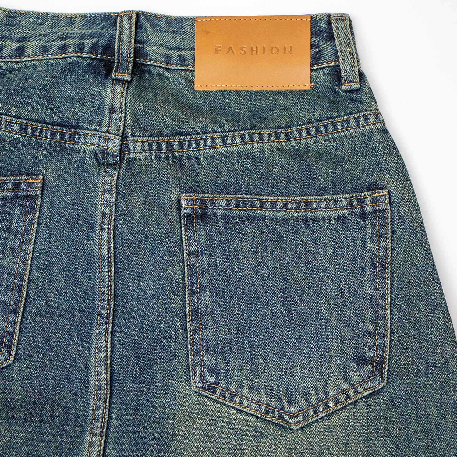 New A-line denim skirt