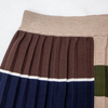 New four-color spliced knitted skirt